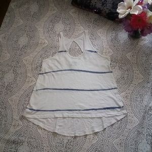 White striped tank top
